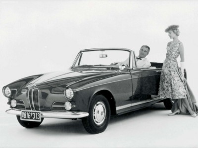 BMW 503 Cabriolet 1956 tote bag