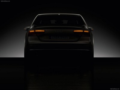 Audi A8 2011 canvas poster