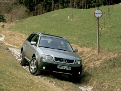 Audi allroad quattro 2000 canvas poster