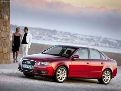Audi A4 3.0 TDI quattro 2005 Poster with Hanger