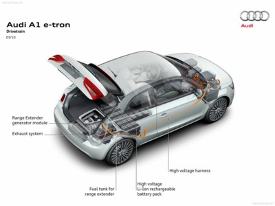 Audi A1 e-tron Concept 2010 t-shirt
