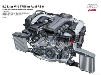 Audi RS6 Avant 2008 poster
