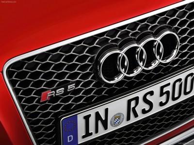 Audi RS5 2011 metal framed poster