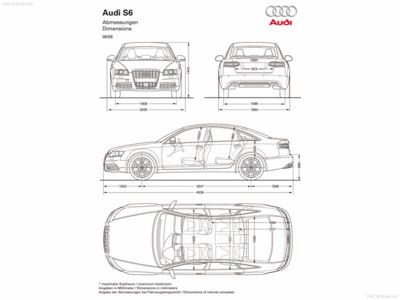 Audi S6 2009 tote bag
