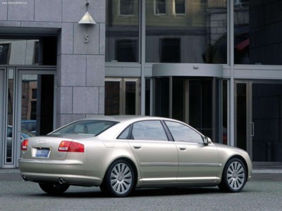 Audi A8 L 4.2 quattro 2003 Poster with Hanger