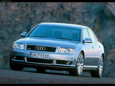 Audi A8 4.2 quattro 2004 Poster with Hanger