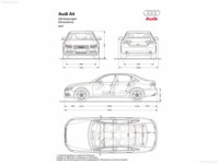 Audi A4 2008 Mouse Pad 531671
