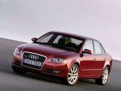 Audi A4 3.0 TDI quattro 2005 Poster with Hanger