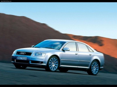 Audi A8 4.2 quattro 2004 Poster with Hanger