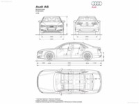 Audi A8 2011 Mouse Pad 531683