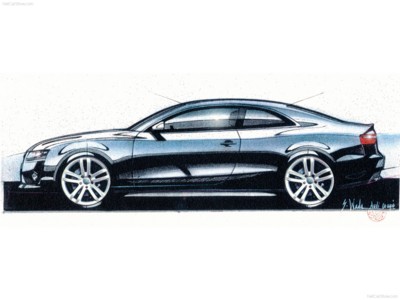 Audi S5 2008 Poster with Hanger