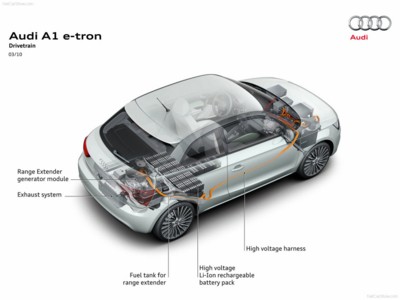 Audi A1 e-tron Concept 2010 t-shirt