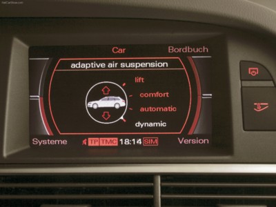 Audi A6 Avant 2005 metal framed poster