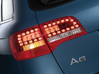 Audi A6 Avant 2009 metal framed poster