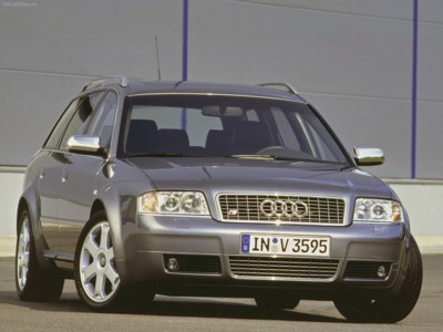 Audi S6 Avant 1999 metal framed poster