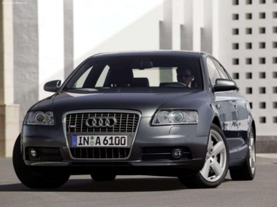 Audi A6 4.2 quattro Sline 2005 Poster with Hanger