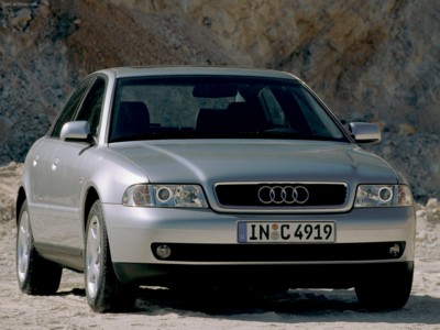 Audi A4 1999 Poster with Hanger