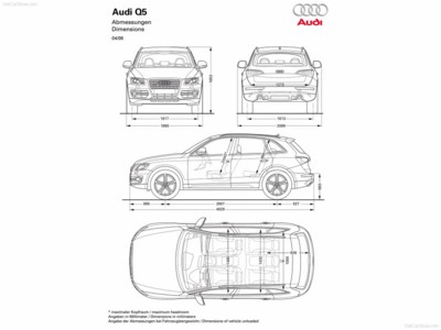 Audi Q5 2009 stickers 531940
