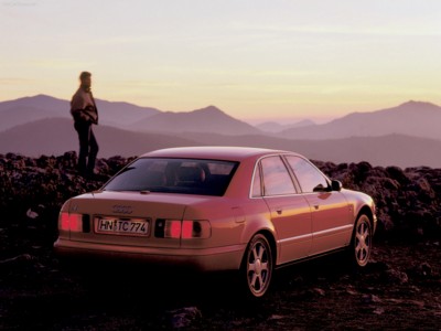 Audi S8 1998 Poster with Hanger
