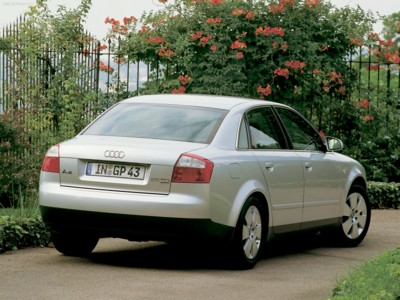 Audi A4 2001 canvas poster