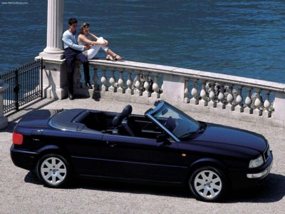Audi A4 Cabriolet 1999 Poster with Hanger