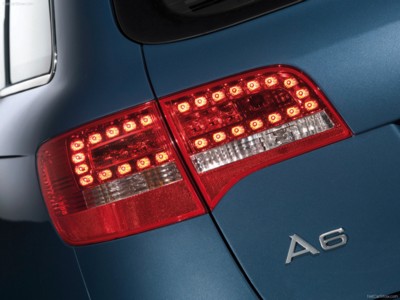 Audi A6 Avant 2009 metal framed poster