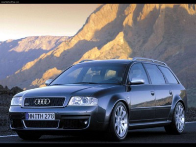 Audi RS6 Avant 2002 Poster with Hanger