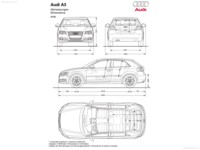 Audi A3 2009 tote bag #NC105938