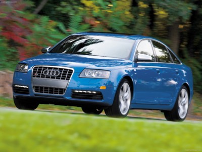Audi S6 2008 Poster with Hanger