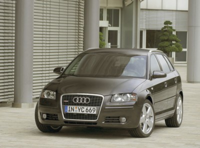 Audi A3 Sportback S-line 2004 Poster with Hanger