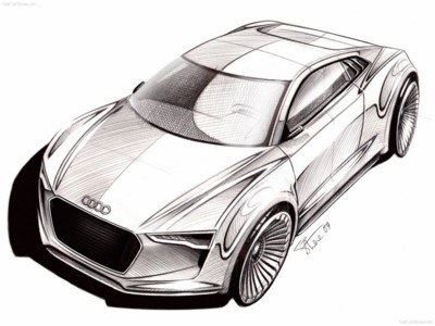 Audi e-tron Concept 2010 Mouse Pad 533193
