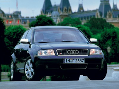 Audi S6 2002 Poster with Hanger