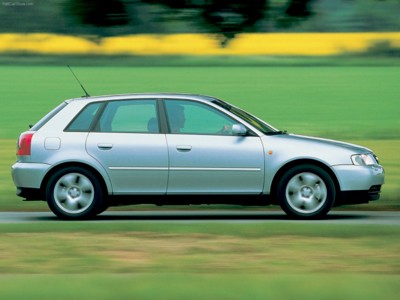 Audi A3 5-door 1999 tote bag