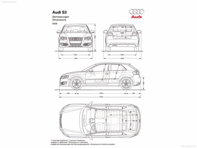 Audi S3 2009 calendar