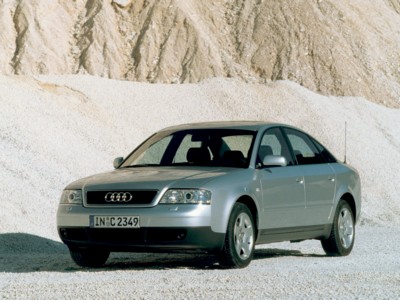 Audi A6 1999 metal framed poster