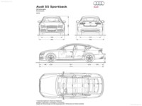 Audi S5 Sportback 2011 Longsleeve T-shirt #534213