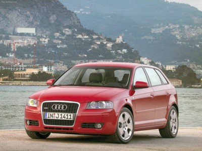 Audi A3 Sportback quattro 2004 Poster with Hanger
