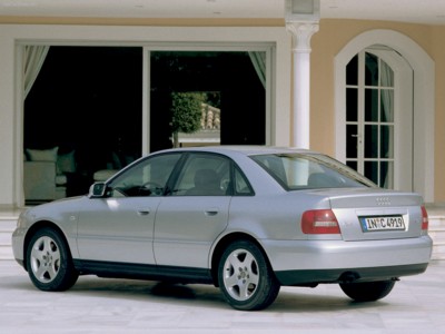 Audi A4 1998 metal framed poster