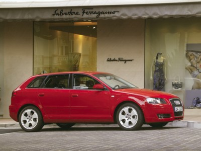 Audi A3 Sportback quattro 2004 Poster with Hanger