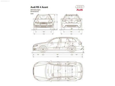 Audi RS 4 Avant 2006 stickers 534821