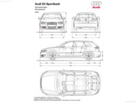 Audi S3 Sportback 2009 t-shirt #535143