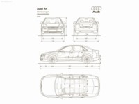 Audi A4 2000 tote bag #NC109003