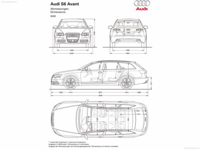 Audi S6 Avant 2009 stickers 535519