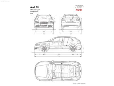 Audi S3 2007 stickers 535584