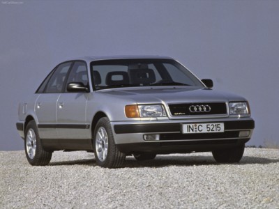 Audi 100 1991 Poster with Hanger
