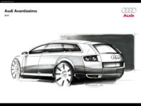 Audi Avantissimo Concept 2001 Mouse Pad 536021