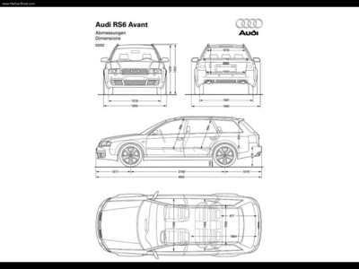 Audi RS6 Avant 2002 stickers 536071