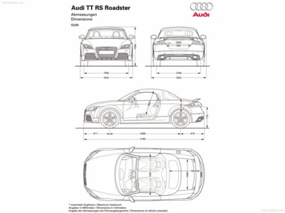 Audi TT RS Roadster 2010 stickers 536181