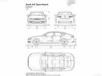 Audi A5 Sportback 2010 Longsleeve T-shirt #536396