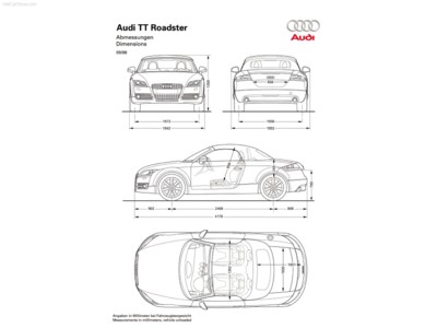 Audi TT Roadster 2007 stickers 536665